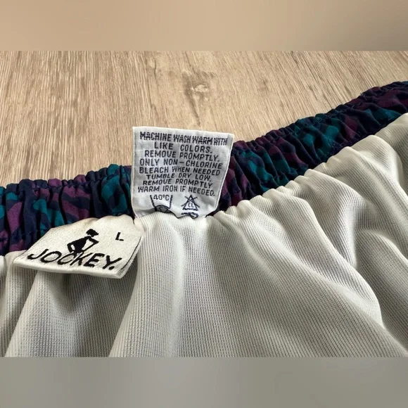 Jockey Sportwear Swimsuit (NWT - Lg) and Geometric shirt (Med) resort Set - Picture 12 of 13